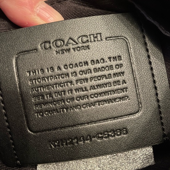 Coach Thompson Belt Bag Signature Jacquard Varsity Stripe, style number C5386 - Picture 4 of 7